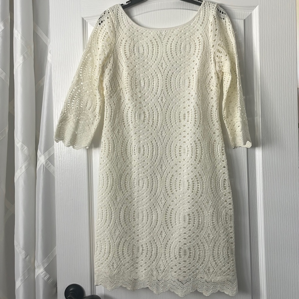 Jessica Simpson cream lace size 4 dress